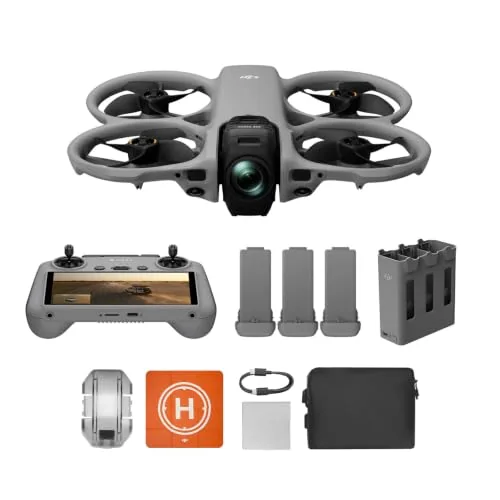 Pack DJI Avata 360 Vuela Más Combo (RC 2), dron 360° con imagen 360° de 1 pulgada 8K para FPV y filmación aérea