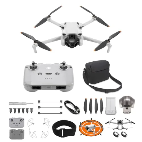 DJI Mini 3 - Dron Mini con cámara ligero y plegable con vídeo 4K HDR