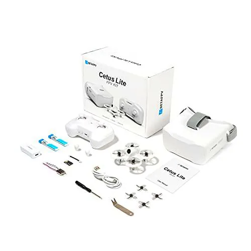 BETAFPV Cetus Lite FPV Drone Kit con Función de Autoprotección de Retención de Altitud 2Modos de Velocidad Simulador de Soporte Kit Listo Para Volar Para Principiantes de FPV Para Comenzar a Volar