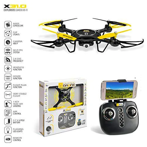 Mondo - 1 - Ultradrone X31.0 Explorers - New - R/C + CAM. WiFi de Mondo