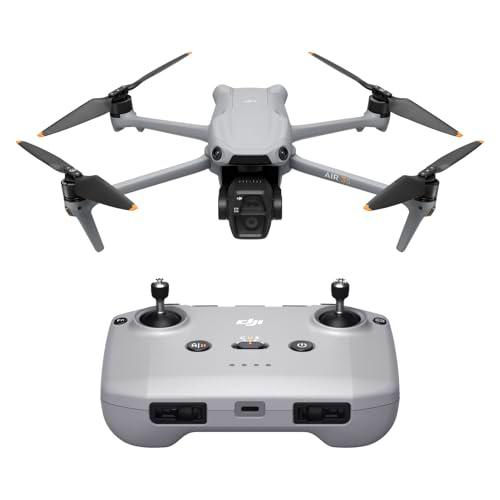 DJI Air 3S (RC-N3), dron con cámara 4K, dron con doble cámara con cámara gran angular con CMOS 1"