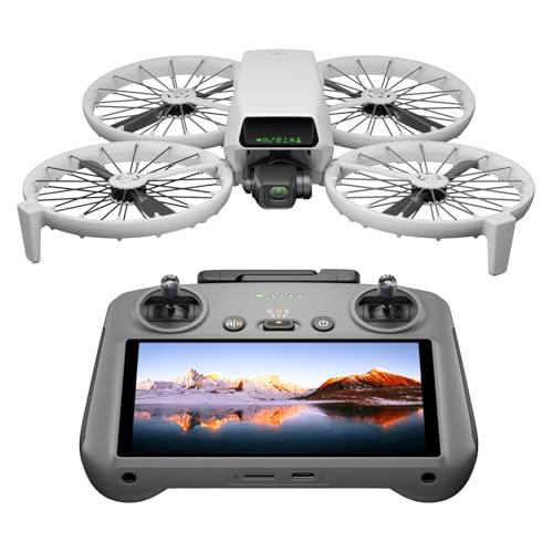 DJI Flip (Control Remoto con Pantalla RC 2), dron con Seguimiento con cámara 4K UHD para Adultos