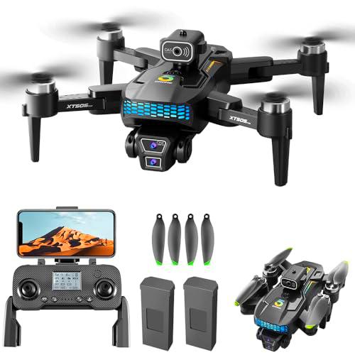 OBEST Drone GPS con cámara 4K, cuadricóptero WiFi RC con motor sin escobillas