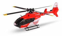 Amewi AFX-135 DRF Helicóptero 4 Canales 6G RTF Rojo y Blanco RC Control Remoto