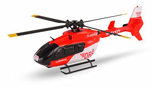 Amewi AFX-135 DRF Helicóptero 4 Canales 6G RTF Rojo y Blanco RC Control Remoto