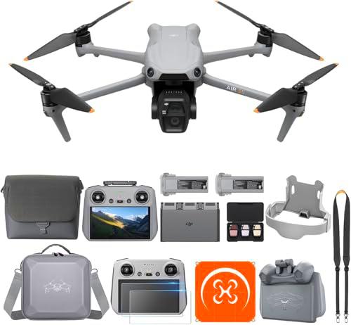 DJI Air 3S Fly More Combo (Mando a Distancia RC 2 Con Pantalla) con Accesorios Versátiles