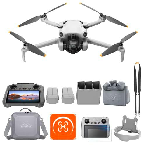 DJI Mini 4 Pro Fly More Combo (DJI RC 2 pantalla de control remoto) con accesorios versátiles