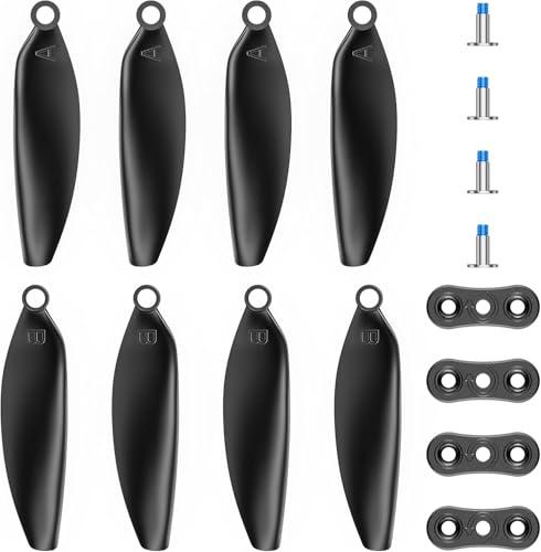 PLEGBLE 8PCS hélice para fotografía aérea plegable quadcopter accesorios drone PL-516 Repuestos de paleta plegable