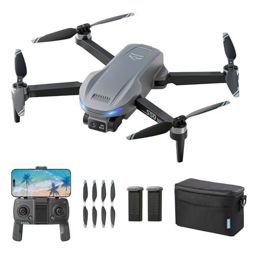 Ameta Drone con Camara 4K Adultos, S50 Lite GPS Profesional Dron con Cámara/Retorno Automático/ 50 Minutos de Vuelo/Sigueme/Modos Inteligentes/Gestos Control/ 500m Alcance