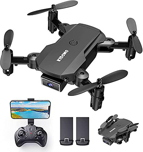 Mini Drone Plegable con Cámara - KIDOMO 1080P Mini Cuadricóptero RC para Niños y WIFI FPV Control remoto
