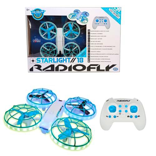 Radiofly - Starlight // 18 RC 2.4 GHz, medida 17 x 17 x 4.8 cm 8 funciones