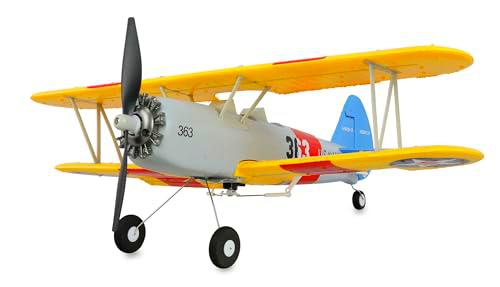 Amewi AMXFlight N2S-2 Stearman 360 mm 6G/3D 6 Canales RTF teledirigido avión RC