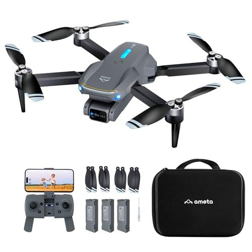 Ameta S20 Lite Drone con Camara 4K Incluye Batería de Repuesto (3 en Total)