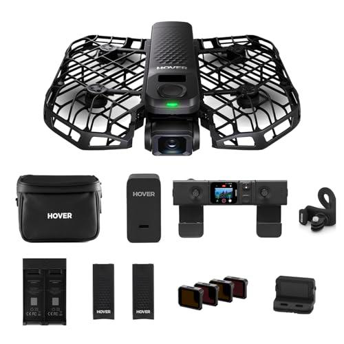 HOVERAir X1 PRO Dron con Camara, 192g Cámara Deportiva 4K Plegable con 15 Modos Automáticos