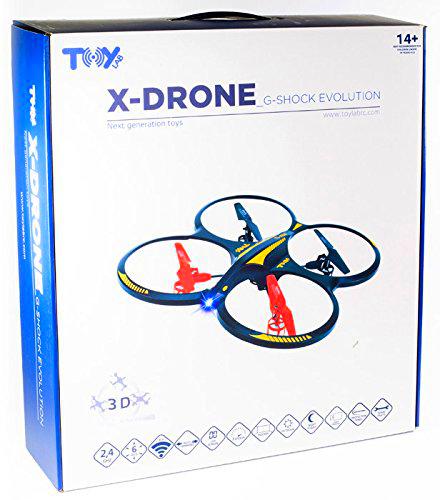 Toy Lab- X-Drone Evolution GS, Color Blanco (XD1410900)