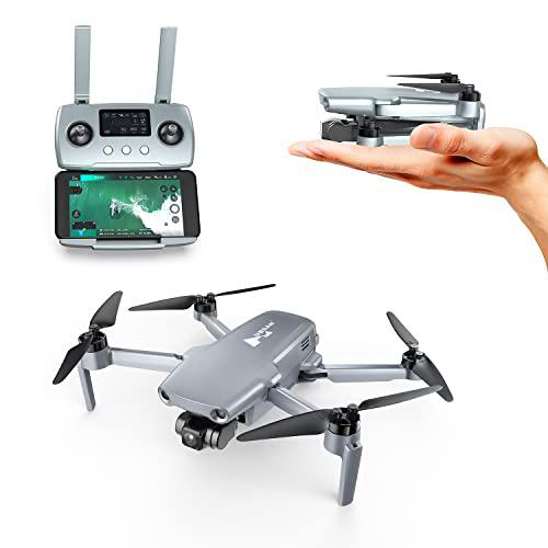 HUBSAN ZINO MINI PRO, 249g Ultraligero y Plegable Mini Drone GPS Quadcopter,Evitación de obstáculos 3D,3 ejes Gimbal,4K 30fps Cámara,6KM FPV Transmisión de video,40 minutos de tiempo de vuelo(128G)