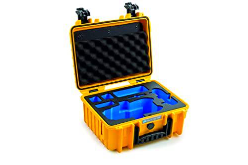 B&amp;W - Maletín de Transporte Exterior para dji Mavic 3 o dji Mavic 3 Fly More Combo Versiones Tipo 3000 Amarillo