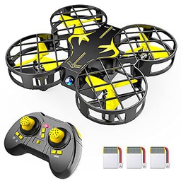 snaptailn - Dron de color amarillo, D14.