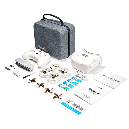 BETAFPV ELRS Cetus X FPV Drone Kit with LiteRadio 3 Radio Transmitter VR03 FPV Goggles with DVR Recording Betaflight Supported 2S Power Advanced RTF Kit for FPV Beginners to Fly Faster Further