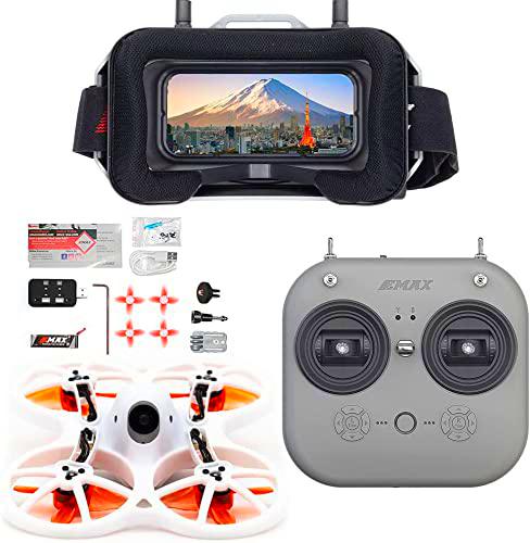EMAX FPV Drone EZ Pilot Pro RTF Kit, Vista en Primera Persona Drone con Cámara 1200TVL E01