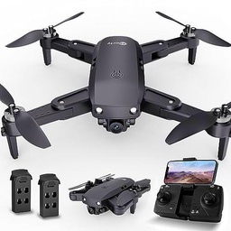 GPS Drone con Cámara para Adultos 4K HD Camara Drones con Motor sin Escobillas Auto Return Home 5G WiFi Transmisión Plegable FPV RC Quadcopter UAV Altitud Hold Follow Me 36 Mins Vuelo