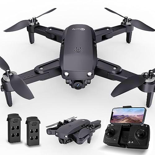 GPS Drone con Cámara para Adultos 4K HD Camara Drones con Motor sin Escobillas Auto Return Home 5G WiFi Transmisión Plegable FPV RC Quadcopter UAV Altitud Hold Follow Me 36 Mins Vuelo